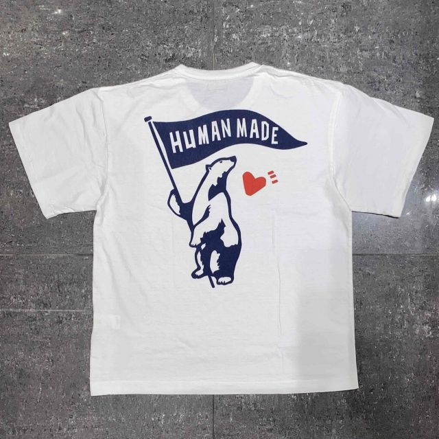 HUMAN MADE 25ss POLAR BEAR FLAG TEE SIZE-XXL HM29TE024