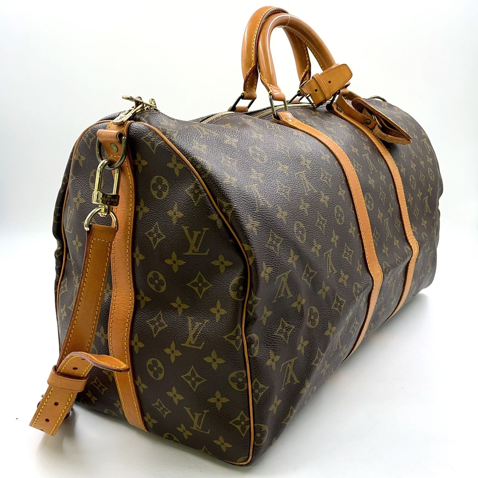Louis Vuitton キーポル　バンドリエール　55 モノグラム キーポル・バンドリエール55 詳細情報とお値段【ルイ