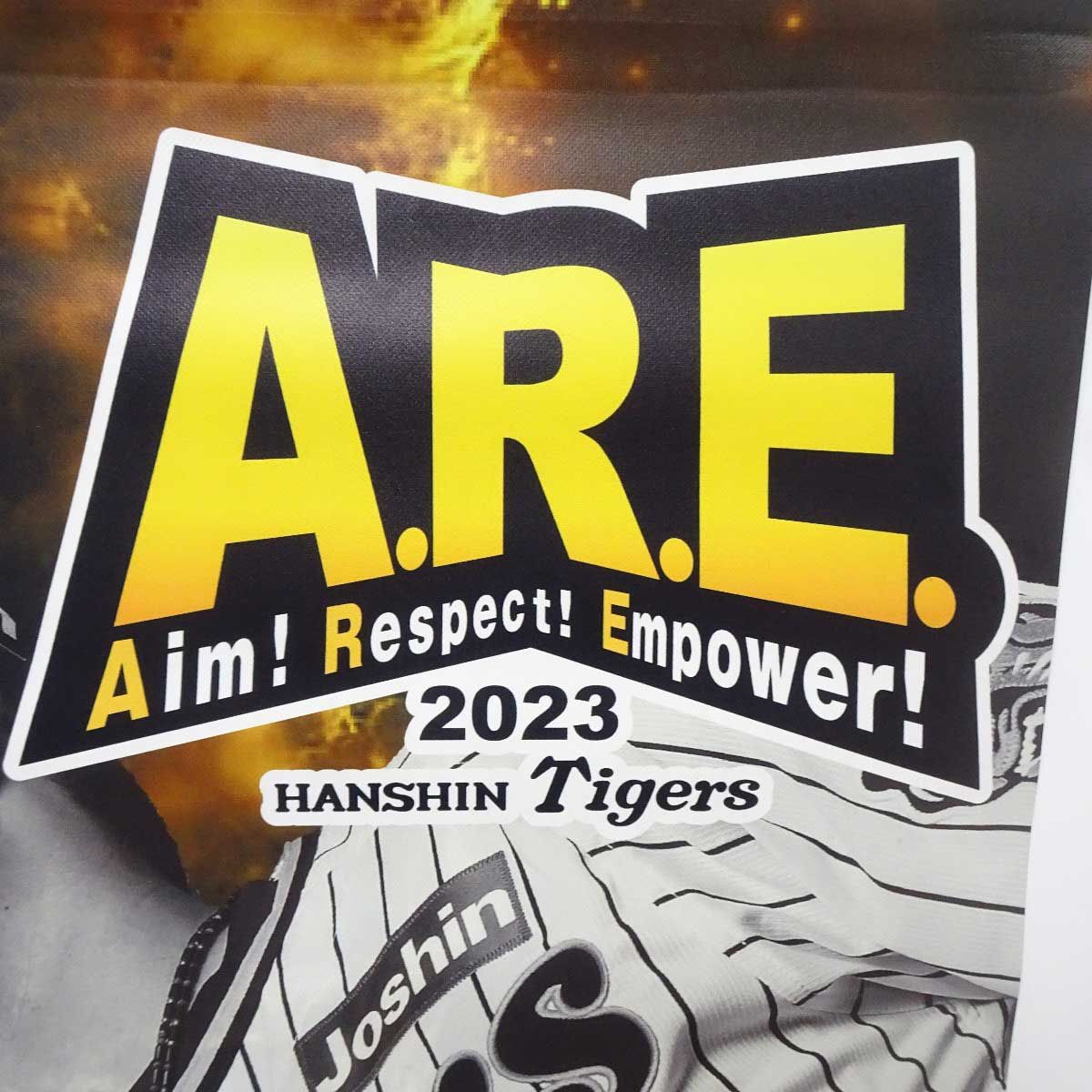 阪神タイガース 青柳晃洋 #17 甲子園駅前広場 実使用タペストリー 2023年 直筆サイン入り 阪神タイガース 青柳晃洋 #17 甲子園駅前広場 実使用