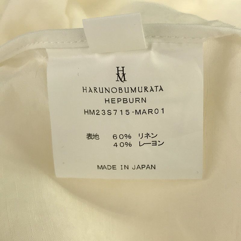 海外並行輸入正規品 ハルノブムラタ / HARUNOBUMURATA | SLEEVE ROUNDED | 2023SS シャツ+ブラウス(長袖+七分)