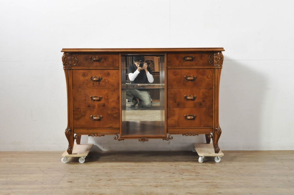 栗　クリ　飾り箪笥　タンス　階段　無垢材　番号3 栗 クリ 飾り箪笥 タンス 階段 無垢材 番号3