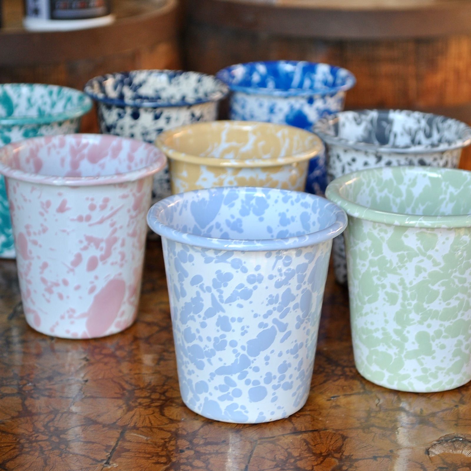 クロウキャニオンホームCROWCANYONHOME☆スプラッター琺瑯ホーロー食器