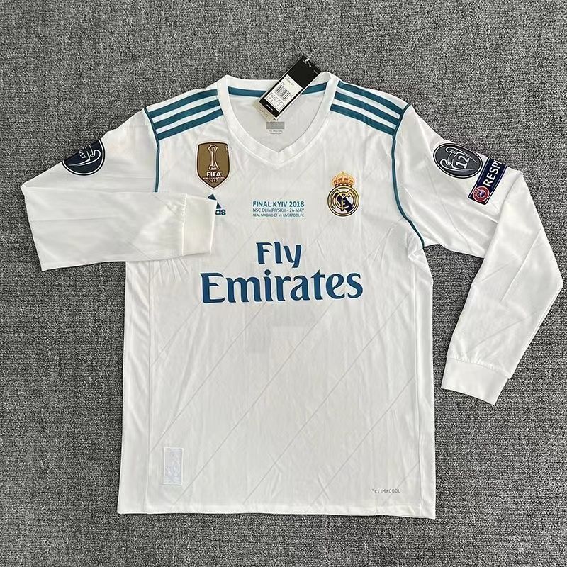 レアルマドリード 17/18 ユニホーム 7番 ロナウド 長袖 M