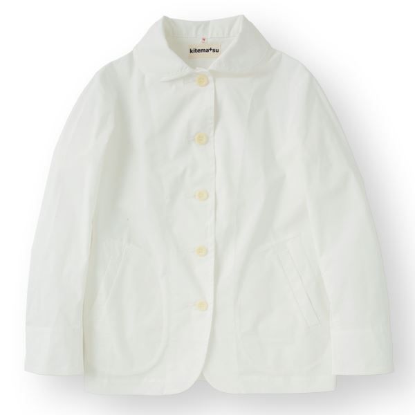 女性コックジャケットカツラギ ホワイト Mサイズ KMJ2781-1 白 エレガントなコックジャケット、ハードワークにも美しさを添える 女性用ホワイトMサイズのカツラギ KMJ2781-1 白 送料無料 女性コックジャケットカツラギ ホワイト Sサイズ KMJ2781-1 女性コック