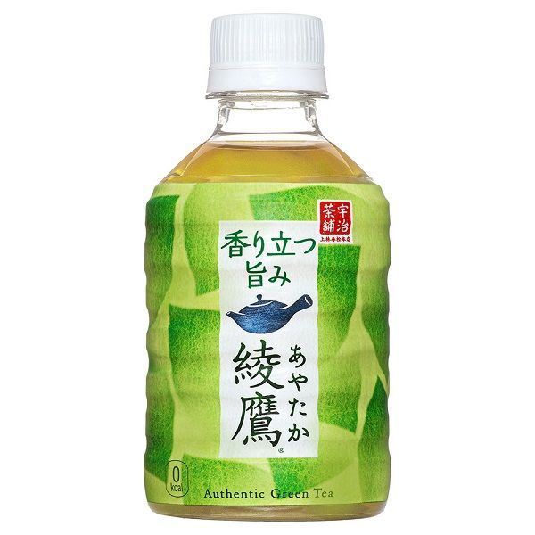 綾鷹 280mlPET×24本 コカコーラ 送料無料 パッケージ変更あり