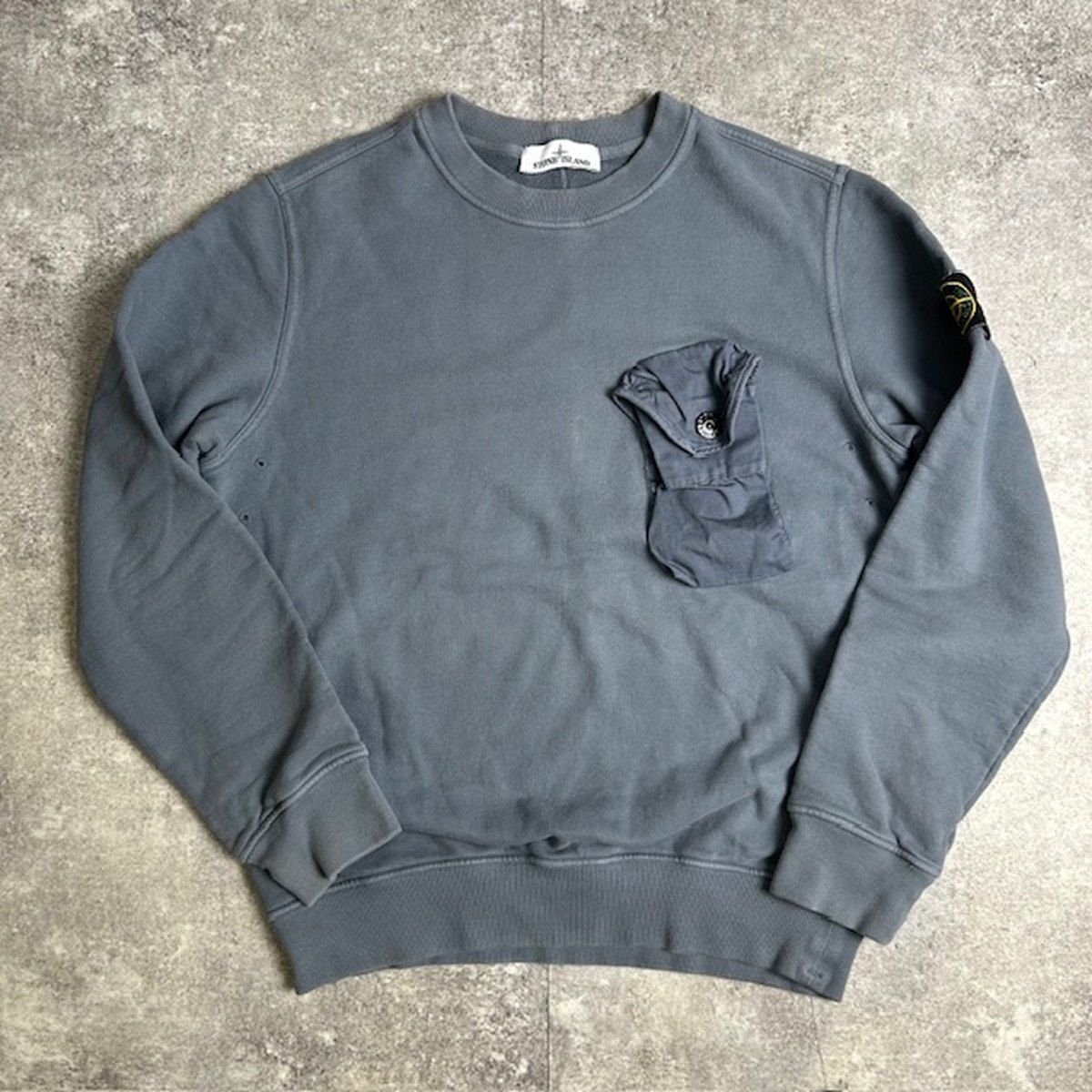 STONE ISLAND ストーンアイランド 21AW 751560419 POCKET DETAIL CREW 