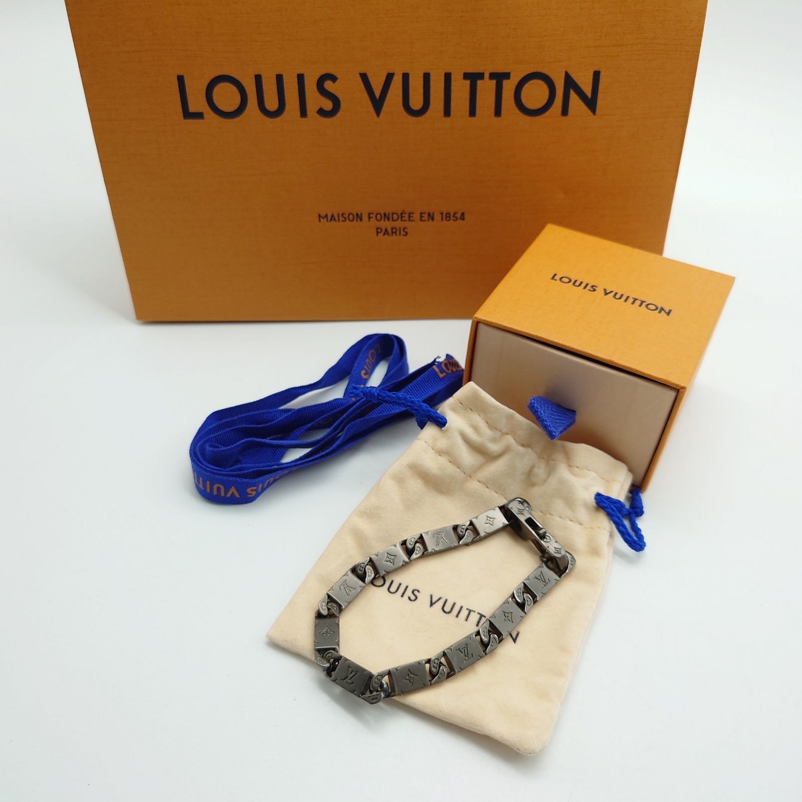 【メンズアクセにかっこいい】LV ブレスレット タイドアップ メンズアクセにかっこいい】LV ブレスレット タイドアップ