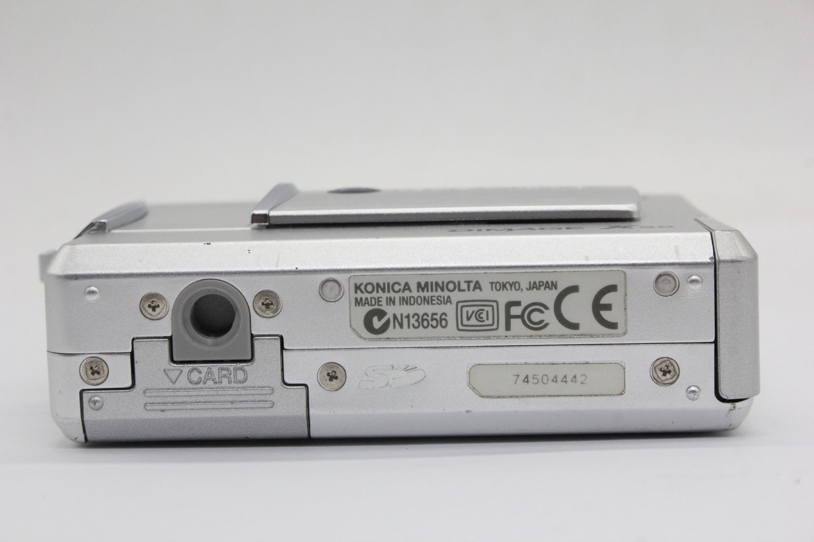 【✨コンデジ】Minolta DiMAGE X50 シルバー ミノルタ 返品保証】 コニカミノルタ Konica Minolta DiMAGE X50