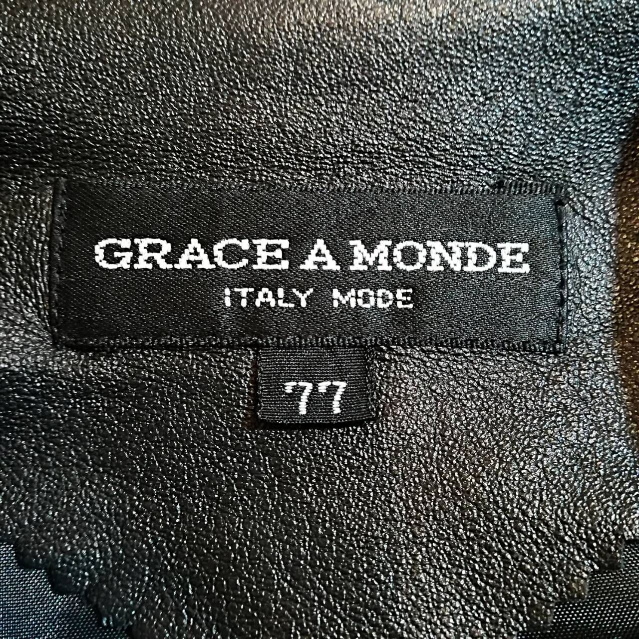GRACE A MONDE レザージャケット - アウター