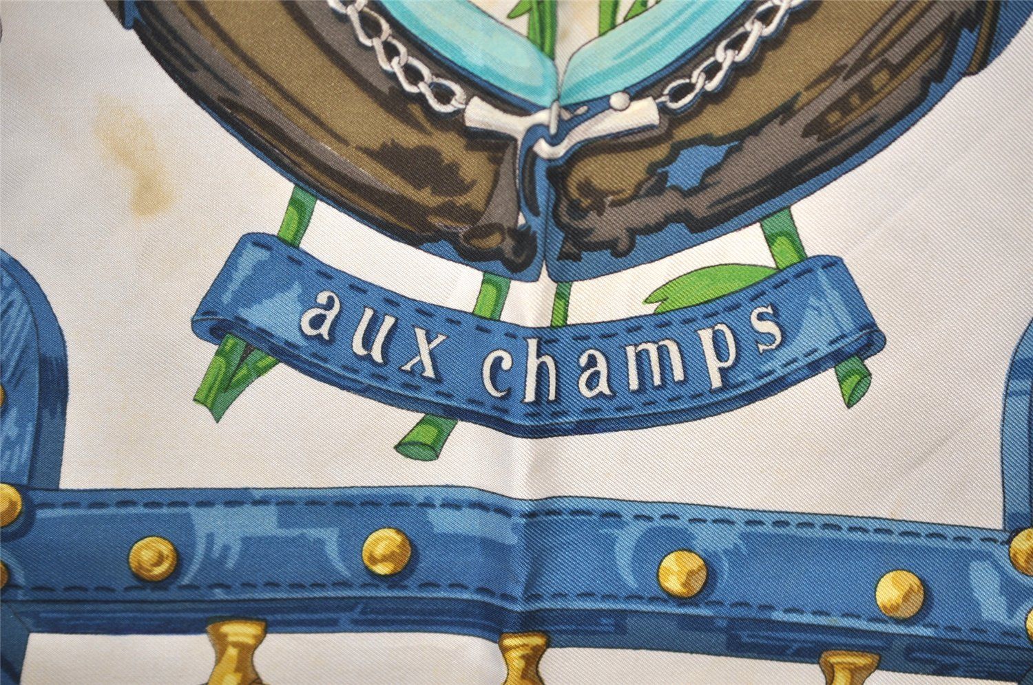 HERMES Carre カレ 90 シルク Aux Champs Field エルメス カレ90 AUX CHAMPS フィールドへ スカーフ シルク