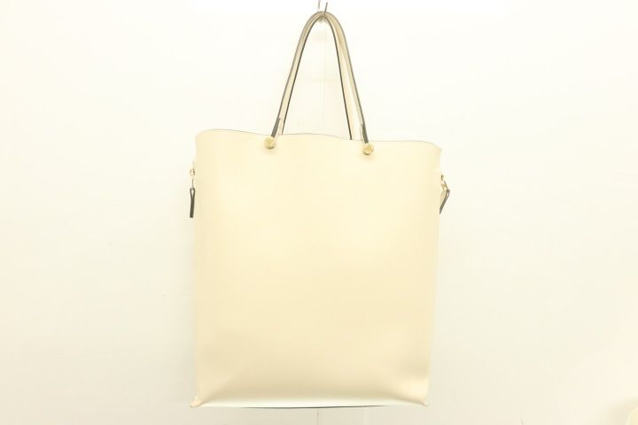 EPOR レディーストートバッグ -- Y BAG Large EPOR -- アイボリー 無地