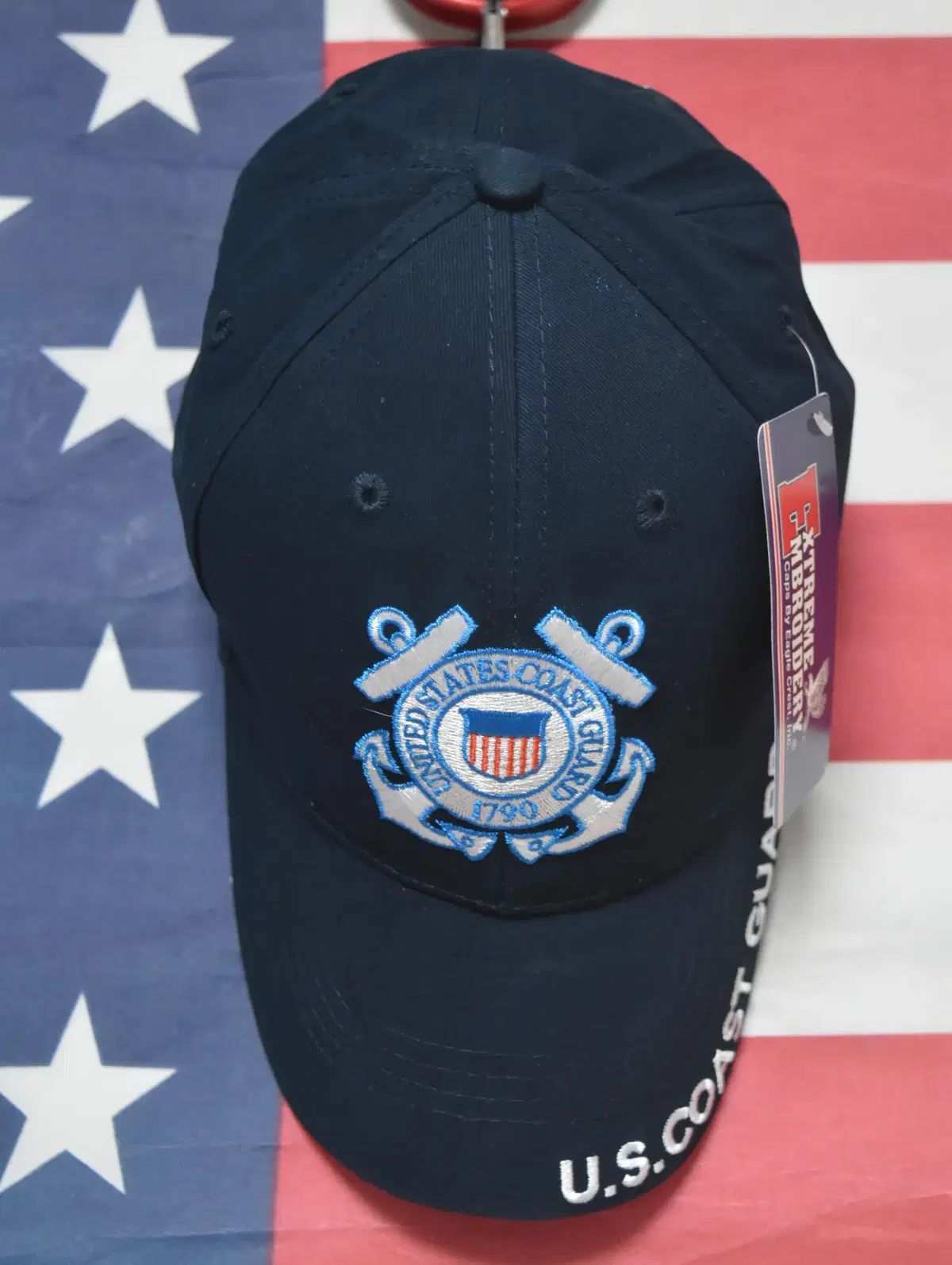 【雷市場（ポンジャン）商品韓国直送】米国海軍 沿岸警備隊 ボールキャップ ネイビー 米軍