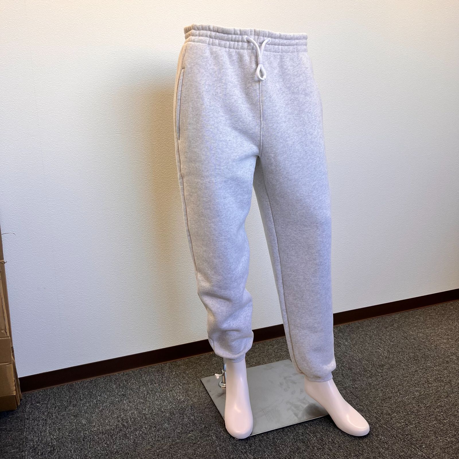 秋冬に最適】ALEXANDER WANG デンスフリース スウェットパンツ グレー 