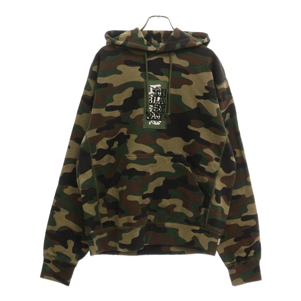 THE BLACK EYE PATCH (ブラックアイパッチ) CAMOUFLAGE HWC LABEL HOODIE 取扱注意  カモスウェットプルオーバーパーカー フーディー BEPSS24CS05 グリーン - メルカリ