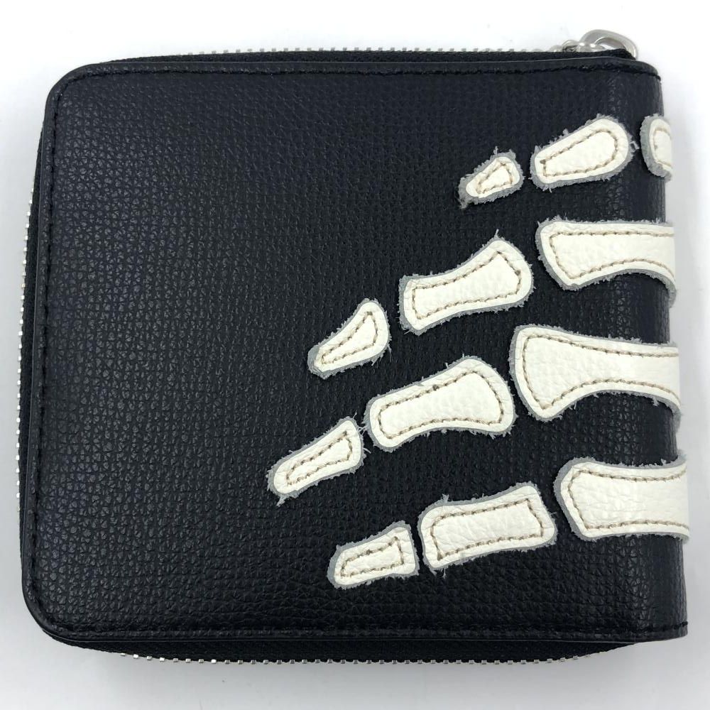 キャピタル KAPITAL THUMBS UP BONE HAND ZIP WALLET ブラック K2503XG522 キャピタル 24