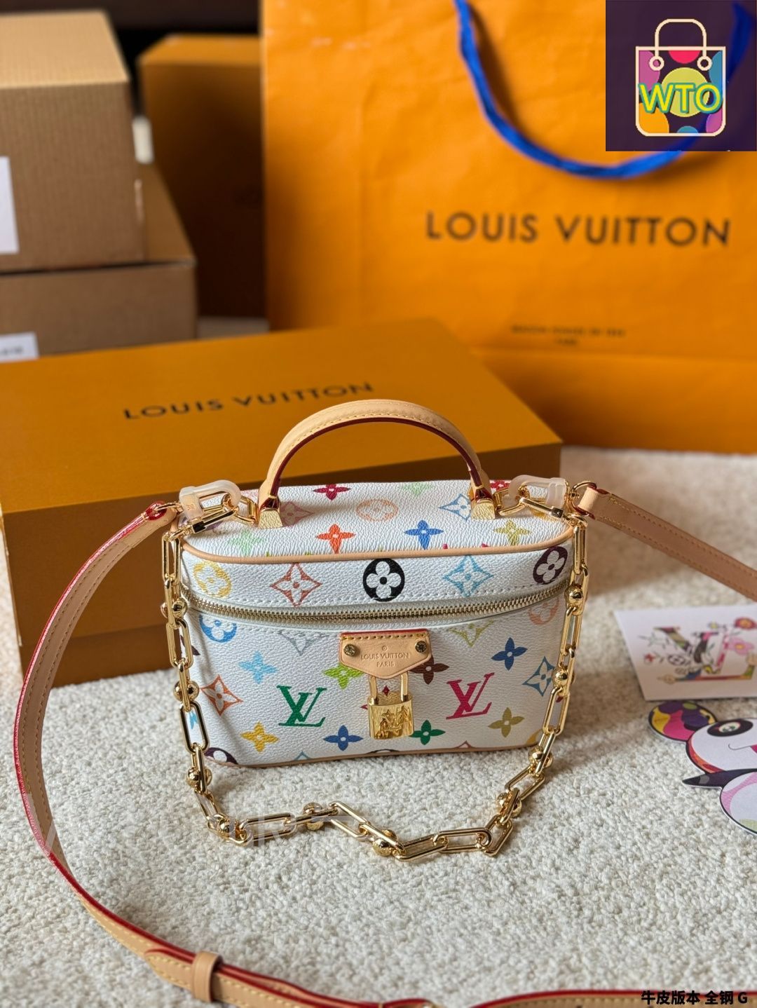 今日特価】Louis Vuitton 2025 Murakami White Multicolor