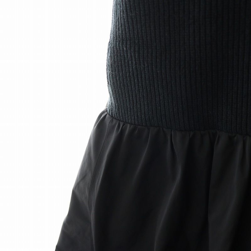 FOXEY NEW YORK 黒 ひざ丈ワンピース フォクシーニューヨーク FOXEY  