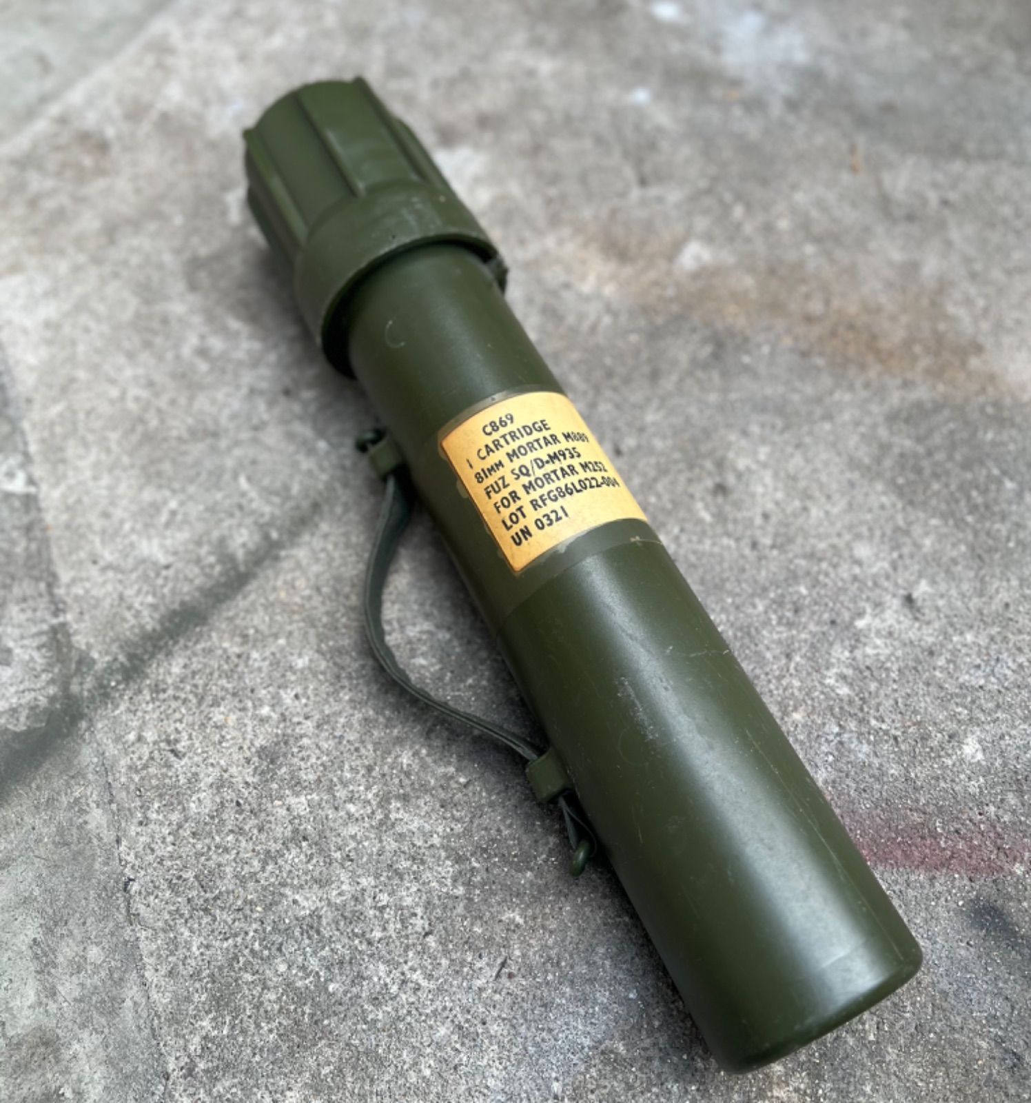 米軍 81mm 砲弾ケース - メルカリ