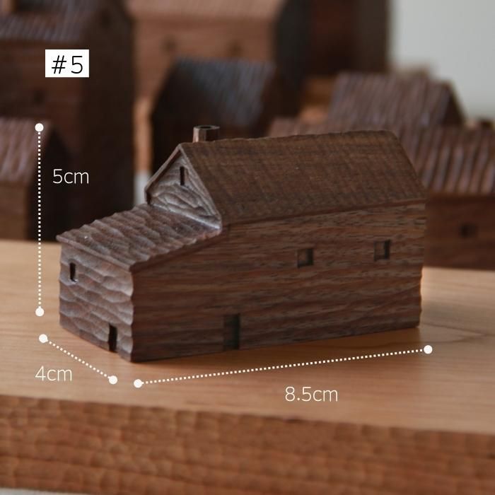小さな木の家 小さなお家 木のおうち ハウス 置物 置き物 木製
