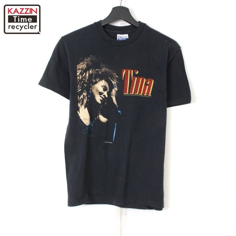 80s USA製 vintage ティナ・ターナー Tina Turner Hanes バンドT 
