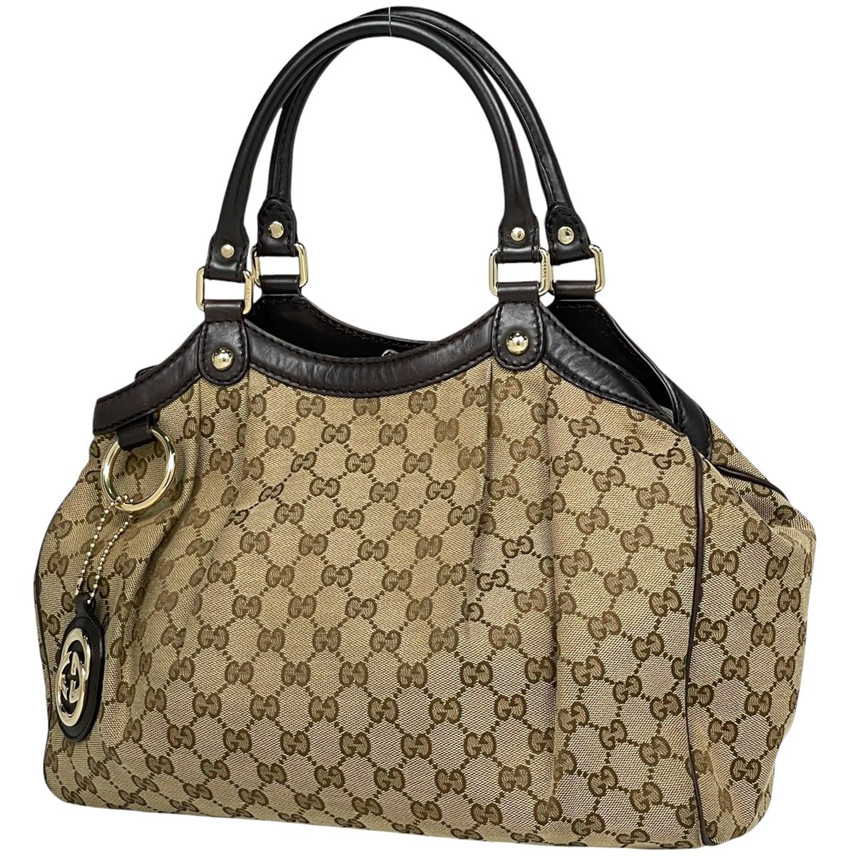 グッチ GUCCI GG柄 スーキー ハンドバッグ トートバッグ ハンドバッグ GGキャンバス ベージュ ブラウン 211944 レディース