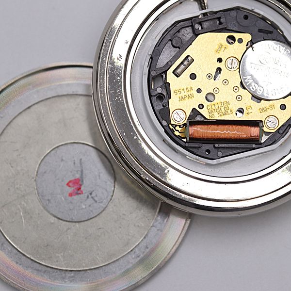 稼働 シチズン 5510-L09294 QZ ホワイト文字盤 懐中時計 IGR
