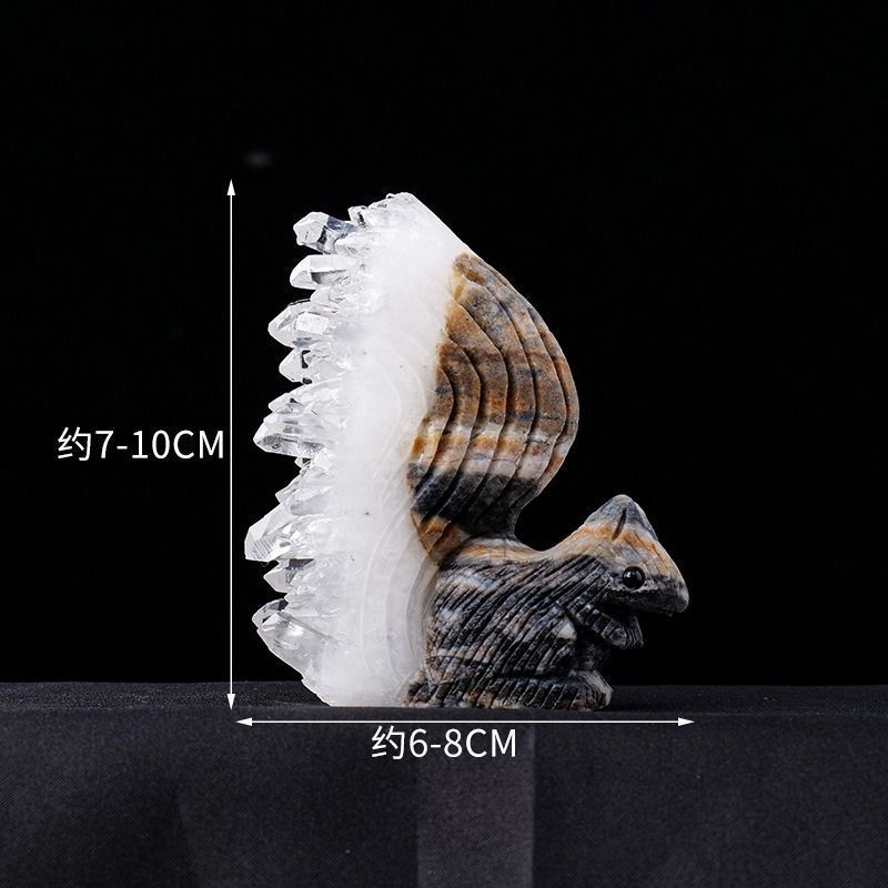 クリスタル 水晶 動物 玄関 置物 天然水晶 原石 可愛い リス クリスタル 水晶 動物 玄関 置物 天然水晶 原石 可愛い リス