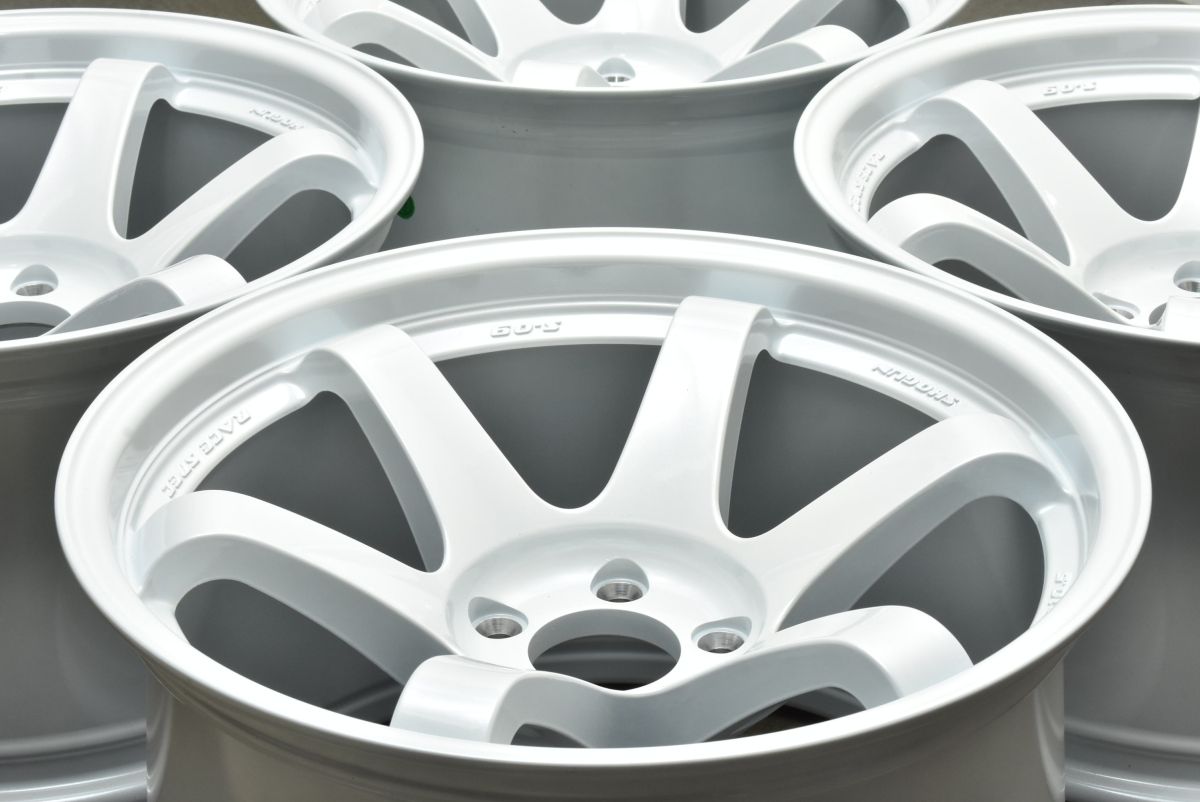 将軍 SHOGUN S-09 RACE SPEC 18in 10.5J 15 PCD114.3 ホワイト スカイラインGTR R34 BNR34 R33 BCNR33 R32 BNR32