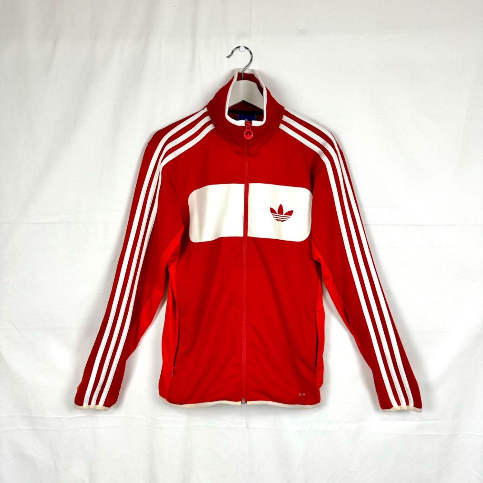 アディダス ファイヤーバード トラックジャケット ジャージ トレフォイル 赤 M ☆adidas☆ アディダス トラックジャケット ファイヤーバード