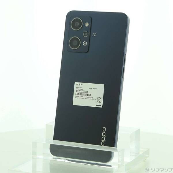 【ほぼ未使用品】OPPO Reno7 A スターリーブラック　CPH2353 中古品〕 OPPO Reno7 A 128GB スターリーブラック CPH2353 SIMフリー