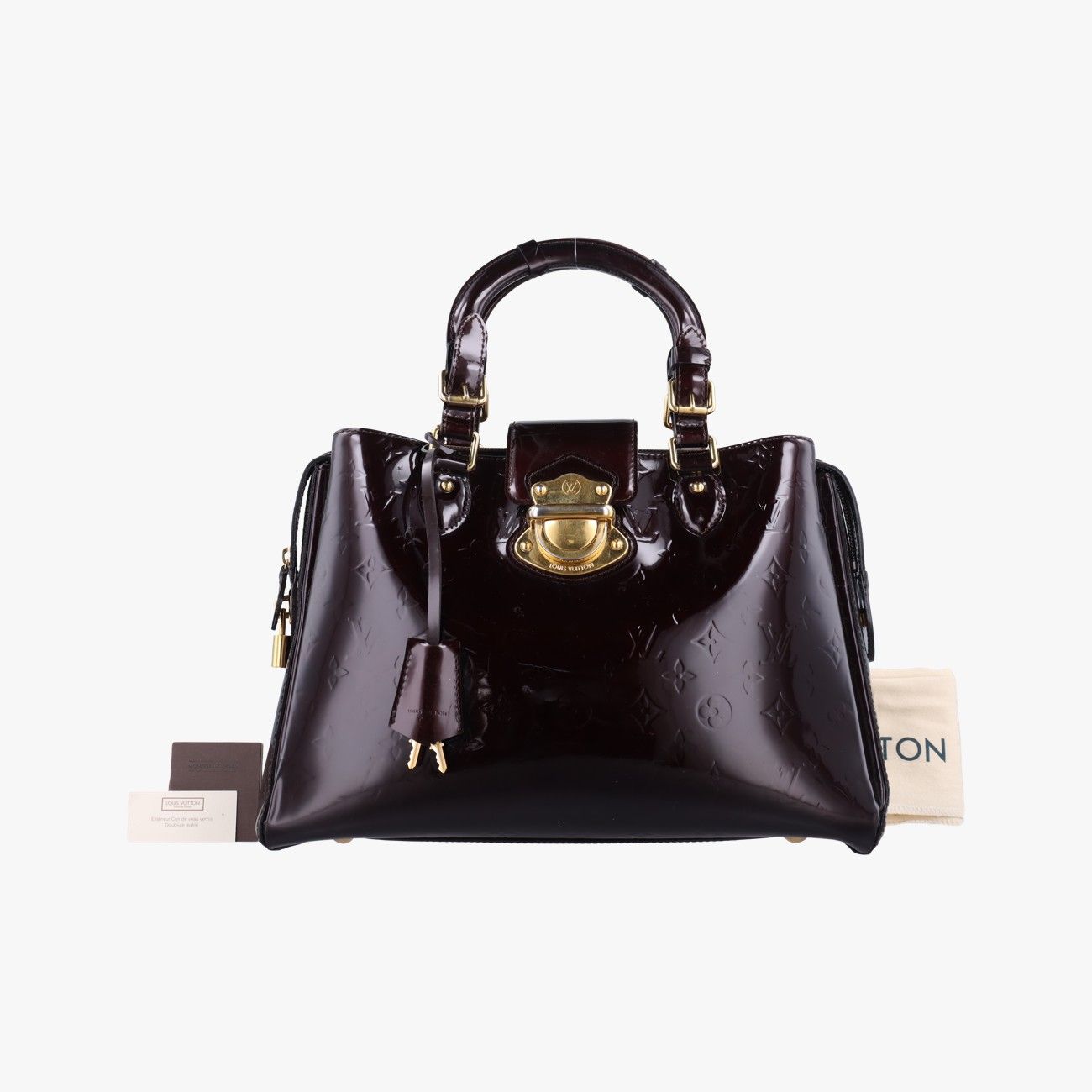 LOUISOVUITTON ヴェルニメルローズ・アヴェニュー アマラント LV ルイ・ヴィトン ヴェルニ メルローズ・アヴェニュー アマラント