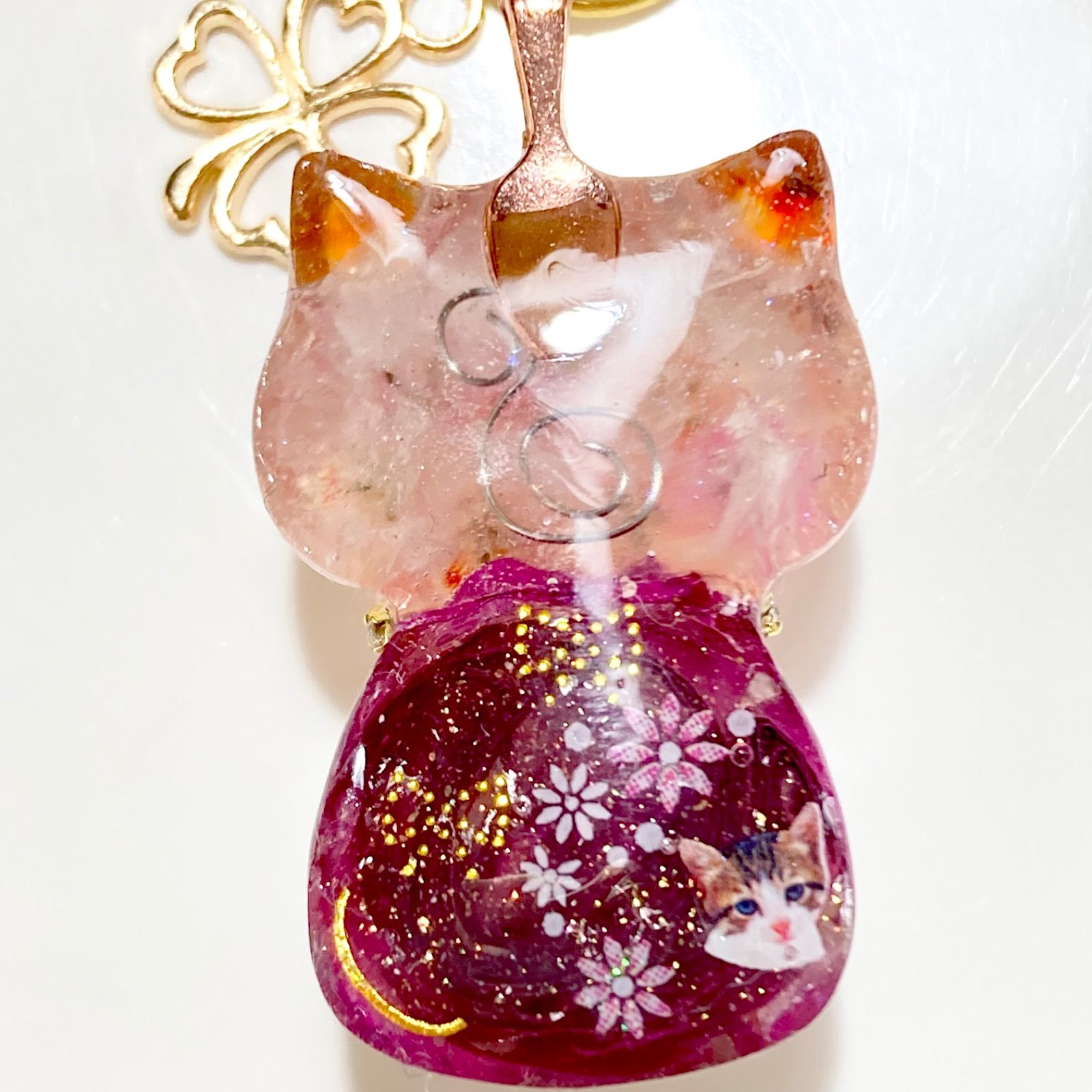 つねりん品 オルゴナイト猫ちゃん つねりん品 オルゴナイト猫ちゃん 猫