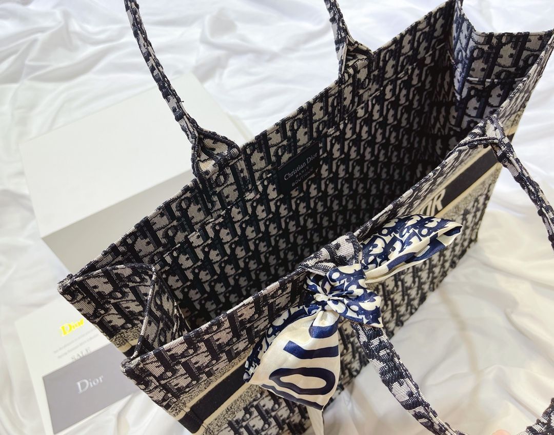 美品 Christian Dior クリスチャンディオール トートバッグ 大