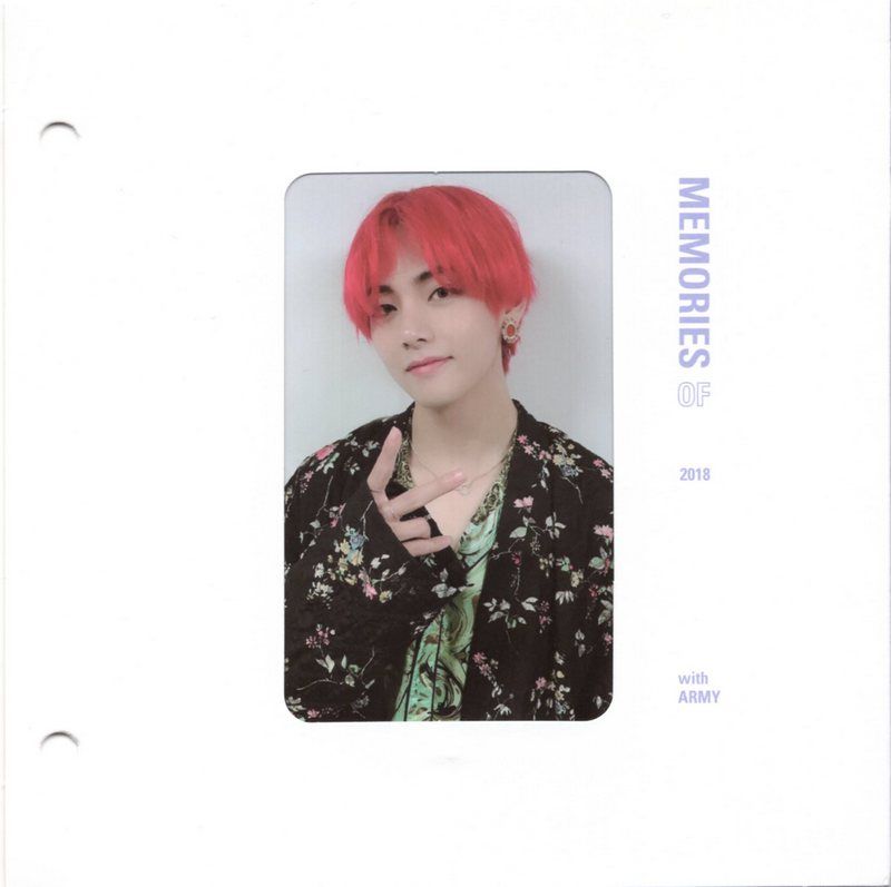 BTS BTS memories2018 Blu-ray盤トレカ：JIMIN ジミン Memories 2018