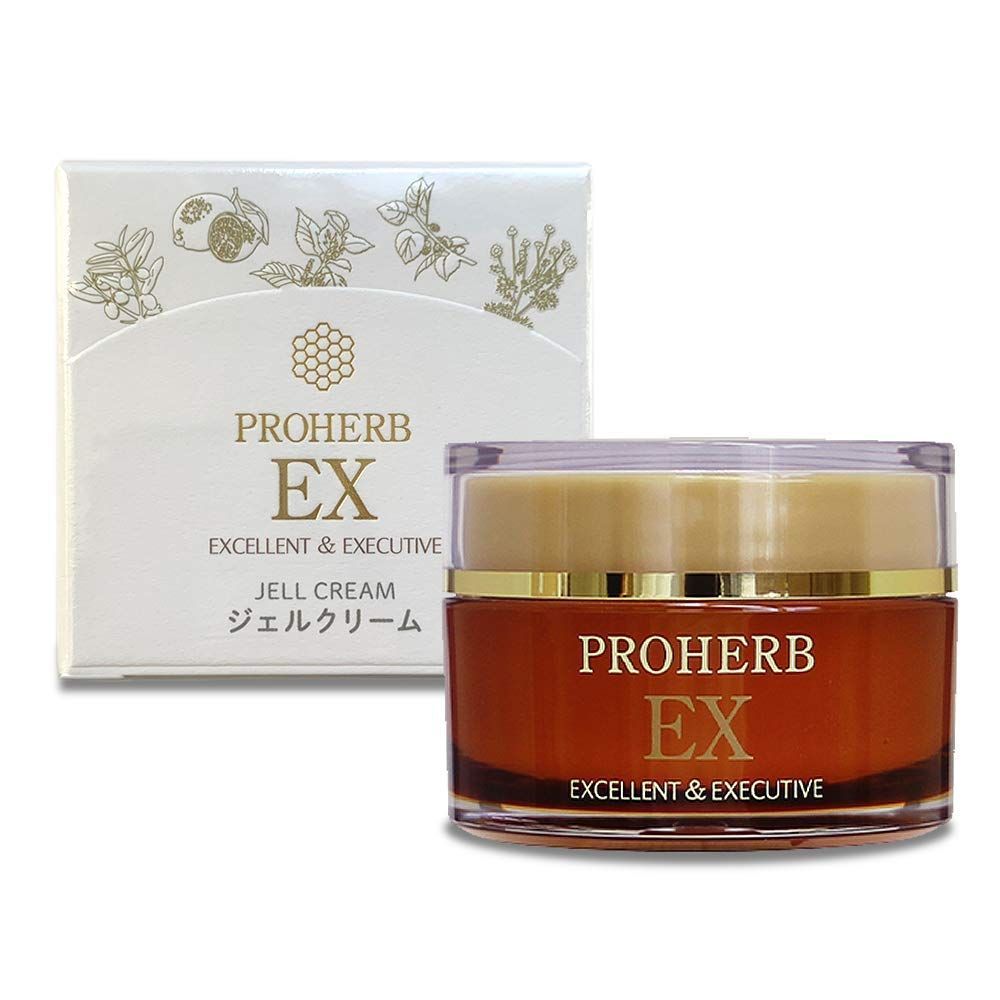 プロハーブEX ジェルクリーム プロポリス ハチミツ発酵液 植物性幹細胞エキス セラミド プラセンタ 50g