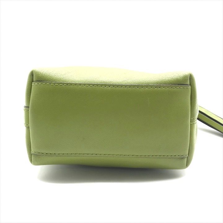 良品 COACH コーチ フリンジ タッセル レザー ショルダー バッグ  