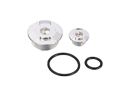 【新品・3営業日で発送】キタコ(KITACO) タイミングホールキャップSET シルバー ホンダハンヨウ(GROM.CB250Rホカ) 品番:753-1001060