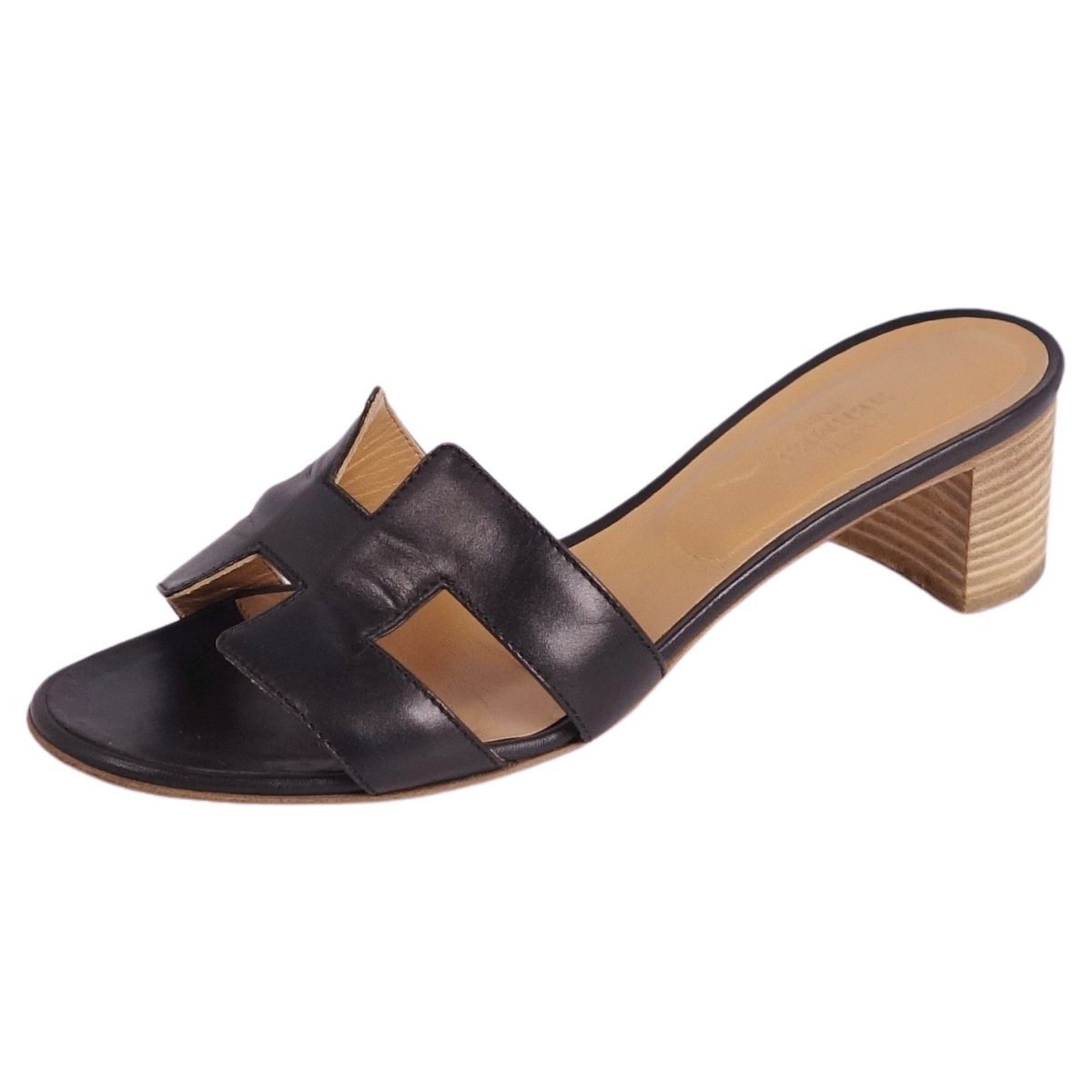 セルジオロッシ ビジュー オープントゥ 厚底 サンダル ハイヒール 38