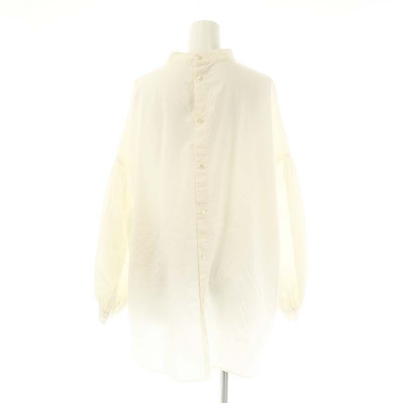 Spick&Span 22SS スタンドカラー ランタンスリーブ シャツ 長袖 Spick & Span（スピックアンドスパン）の「○○○スタンドカラー