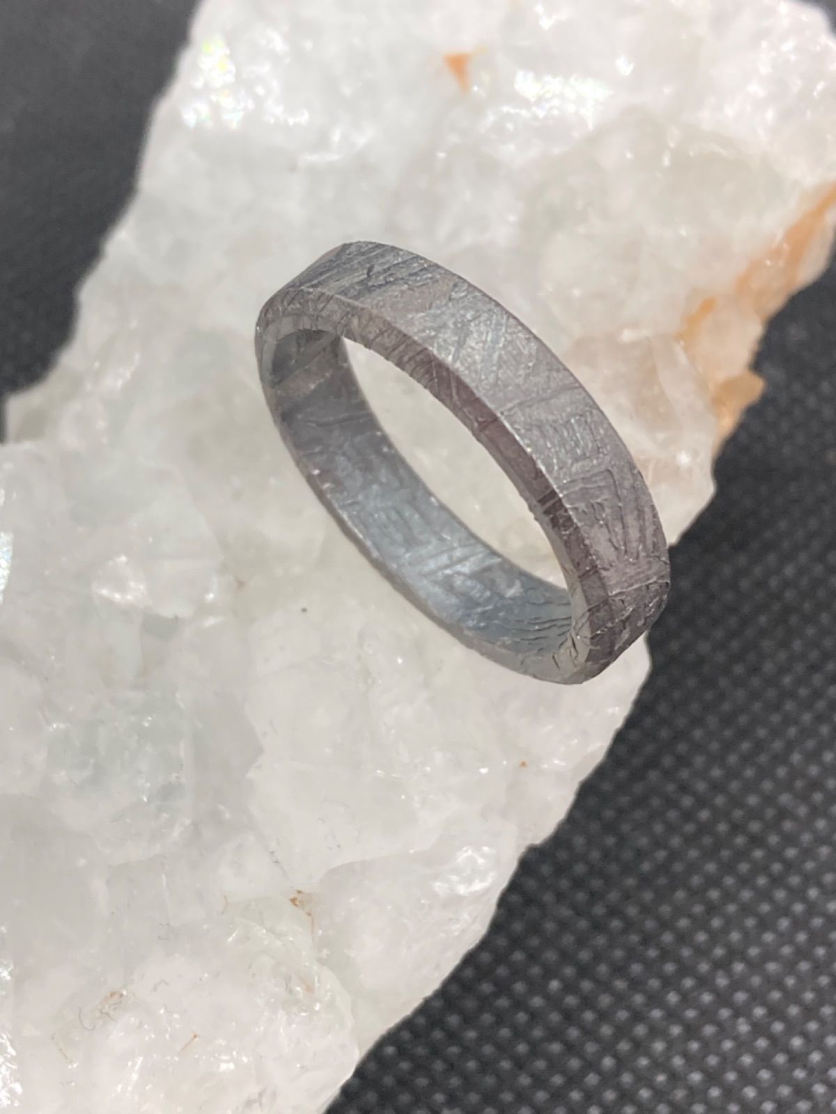 アルタイ隕石　指輪　天然石 鑑別済 天然石 リング アルタイ隕石 約12号 meteorite69 指輪