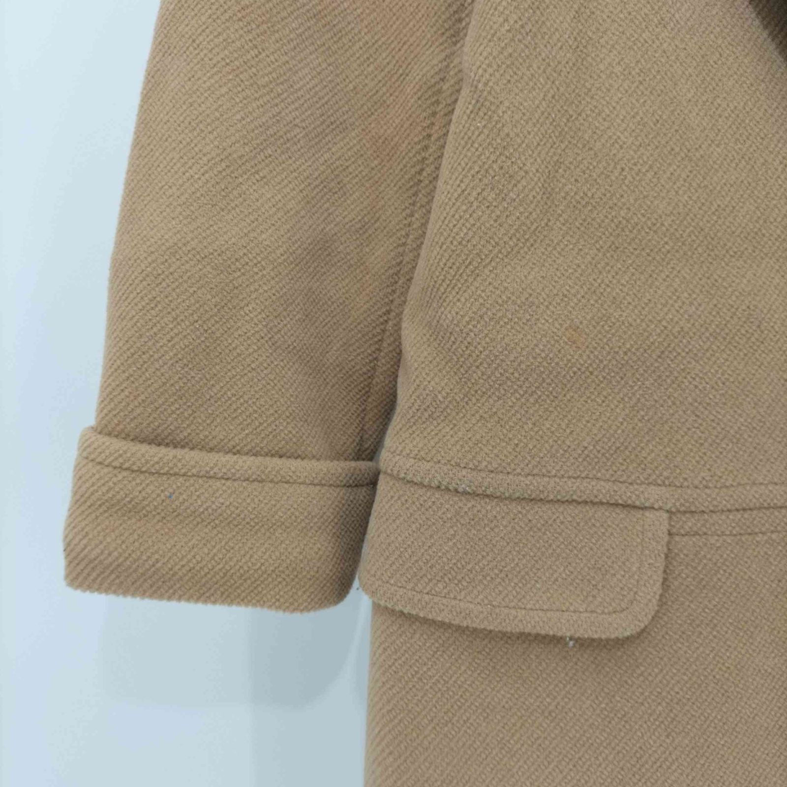 カオン Kaon ウール混 1B バックフリル チェスターコート