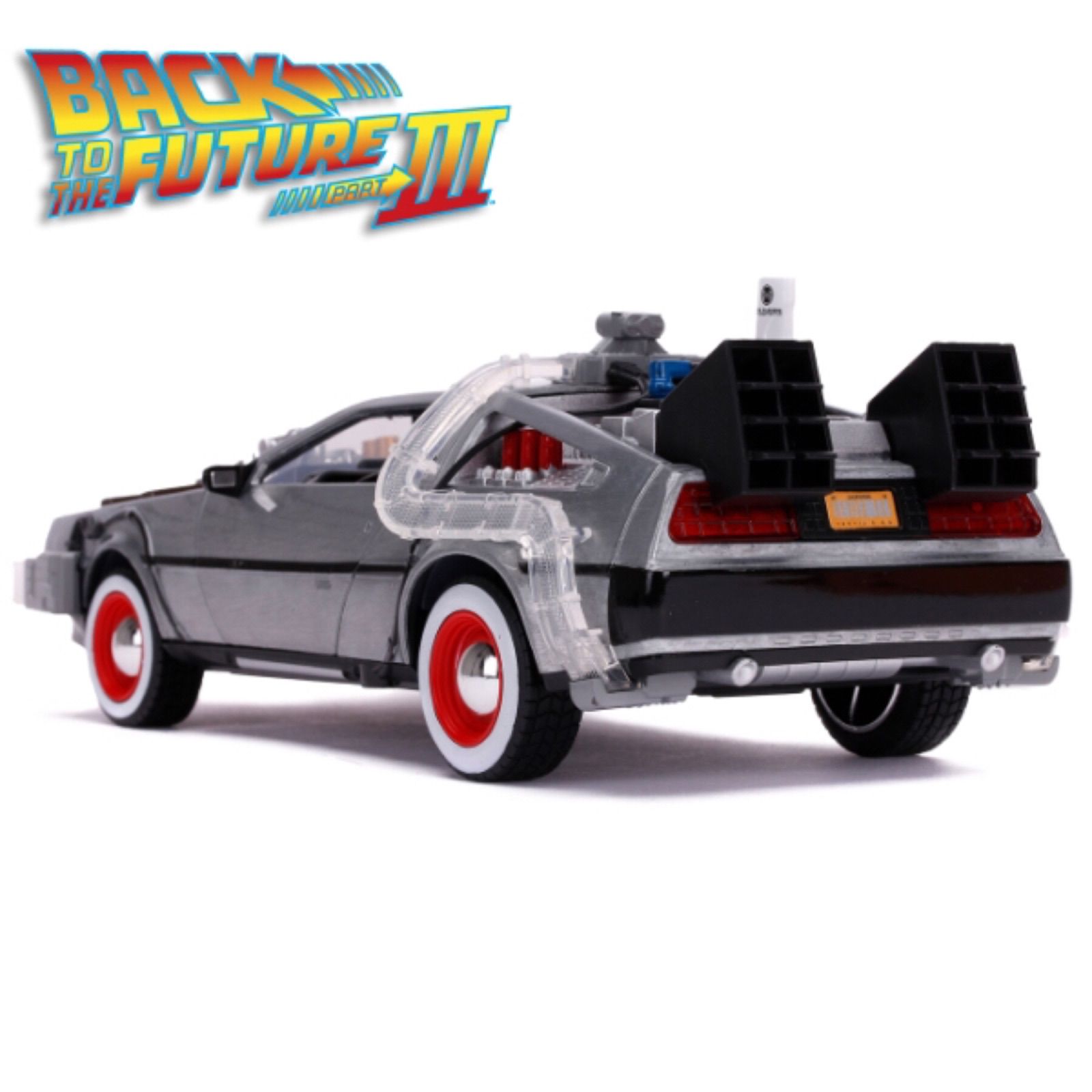 新品 🇺🇸 JADA TOYS 1:24 TIME MACHINE DELOREAN DMC-12 & BACK