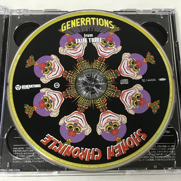 SHONEN CHRONICLE(CD+DVD)(初回生産限定盤) rhythm zone GENERATIONS from EXILE TRIBE  2枚組 DVD+CD - メルカリ