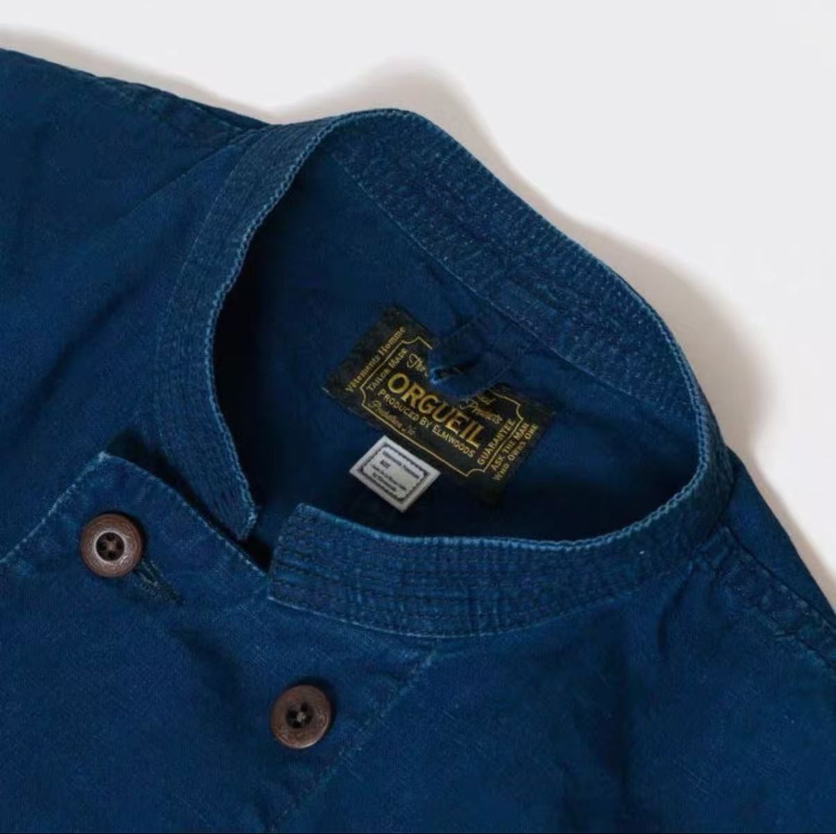 【新品・未使用】ORGUEIL ダブルブレステッドジャケット OR-4290 Orgueil オルゲイユ Double Brested Jacket インディゴ ダブルブレスト