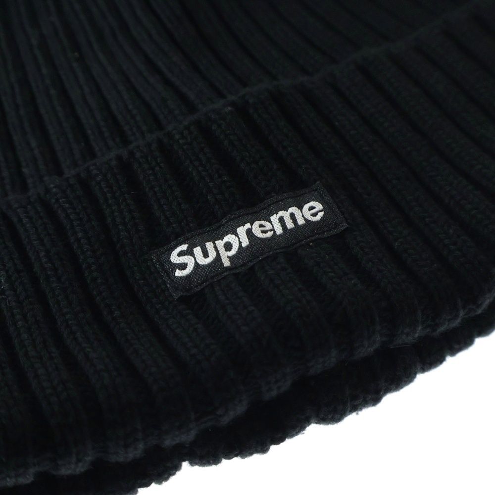 supreme small Box コットン ビーニー ブラック SUPREME (シュプリーム) 22SS Small Box Logo Beanie スモール