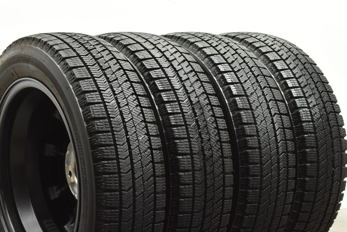 程度良好品 ロクサーニスポーツ 14in 4.5J 45 PCD100 ブリヂストン ブリザック VRX2 155 65R14 N-ONE N-BOX ワゴンR タント ムーヴ TRITUETUBI_COM