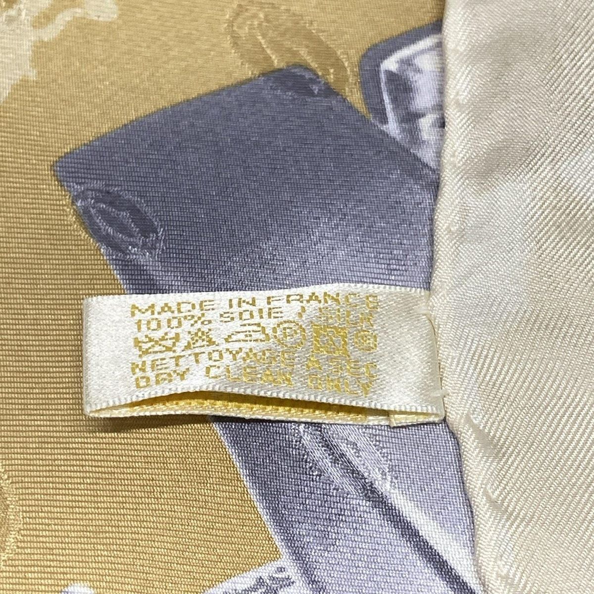 Cartier(カルティエ) スカーフ - ベージュ×ブラウン×マルチ ジュエリー  