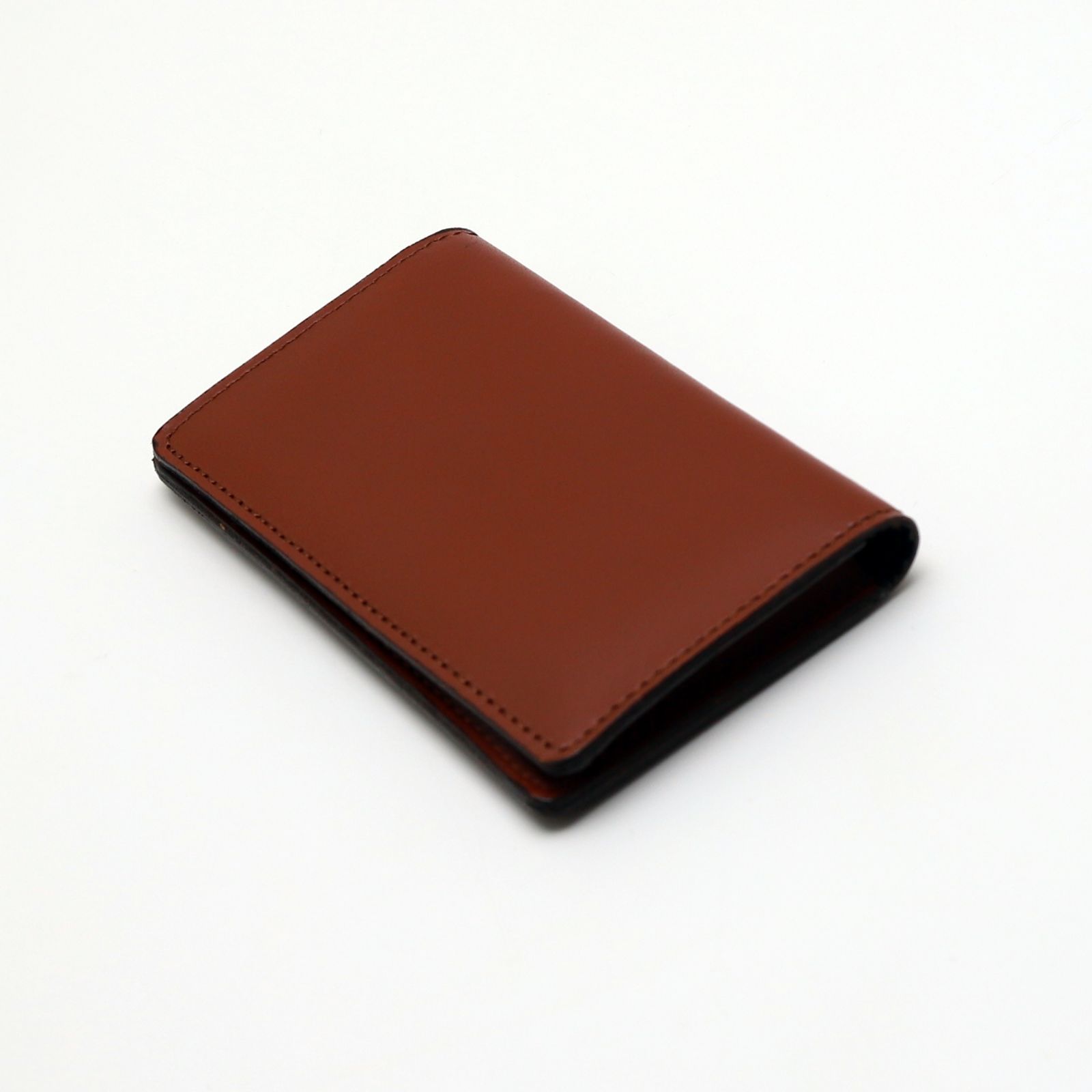 SOMES カードケース ブラウン レザー 名刺入れ ソメスサドル - メルカリ