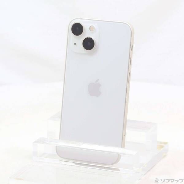 中古品〕 iPhone13 mini 128GB スターライト MLJE3J／A SIMフリー【377