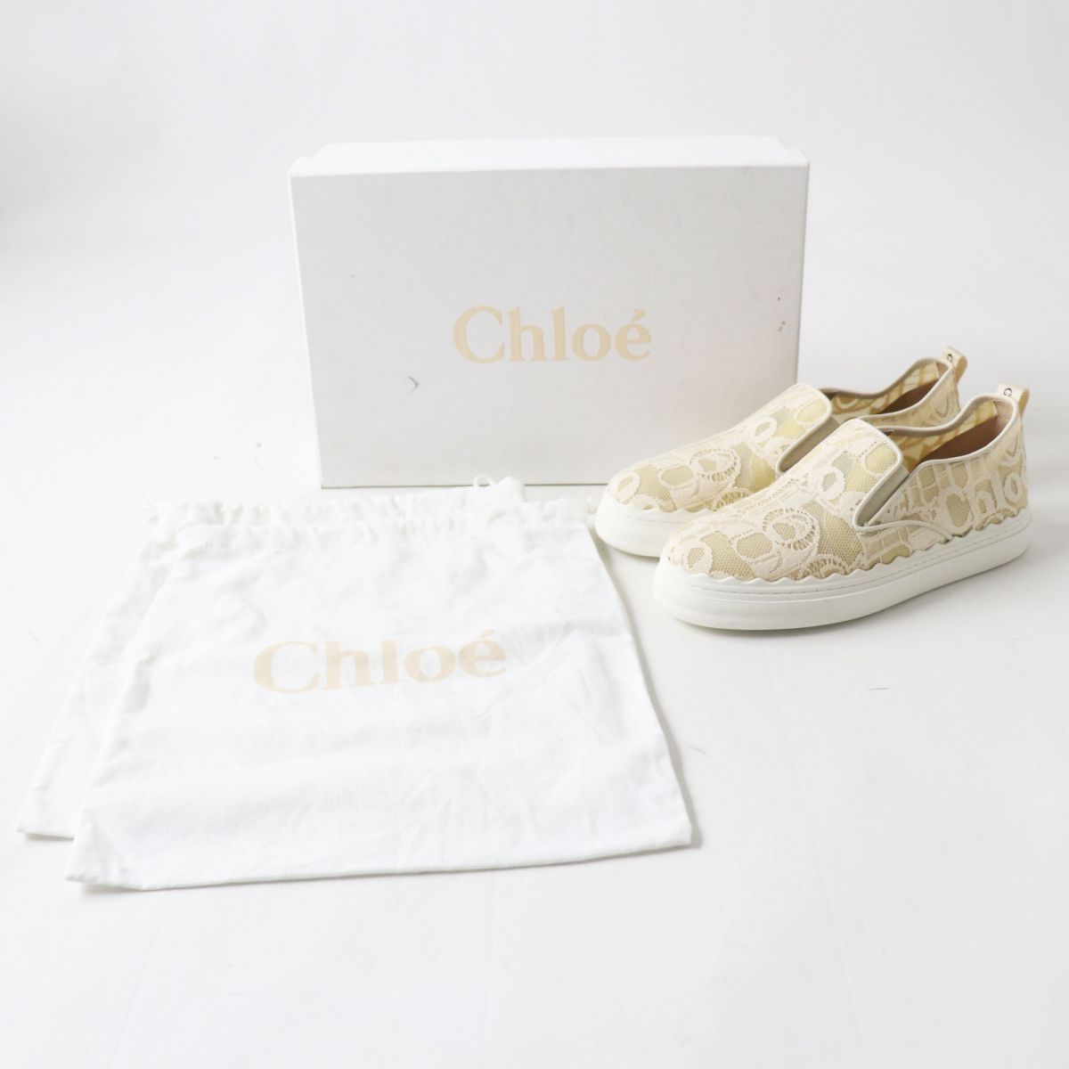 Chloe クロエ スニーカー 箱付き-レザースニーカー - 靴